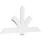 Ekena Millwork Redmond Architectural Grade PVC Gable Bracket, 72"W x 33"H x 2"D x 6"F, 11/12 Pitch GBP072X33X0206RED00 - alternate 1